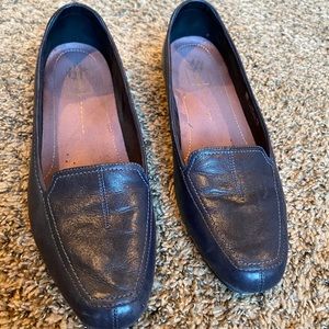 Clark size 12 blue flats